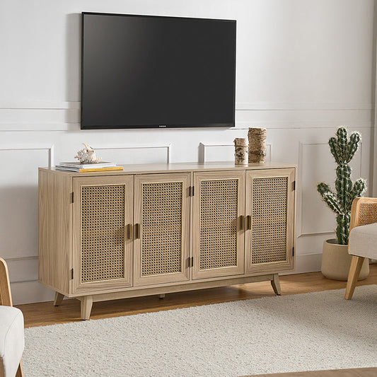 144 cm TV Stand Console Table with Storage