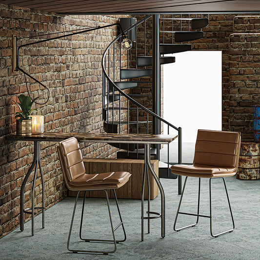 Aesthetic Bar & Counter Stool, Set of 2