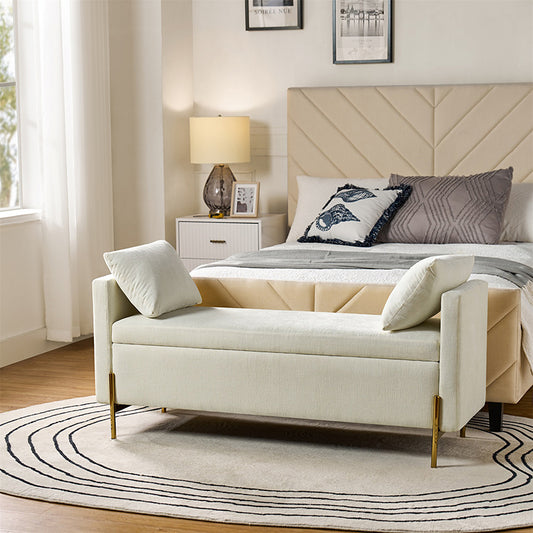 Arvid Flip Top Upholstered Storage Bench