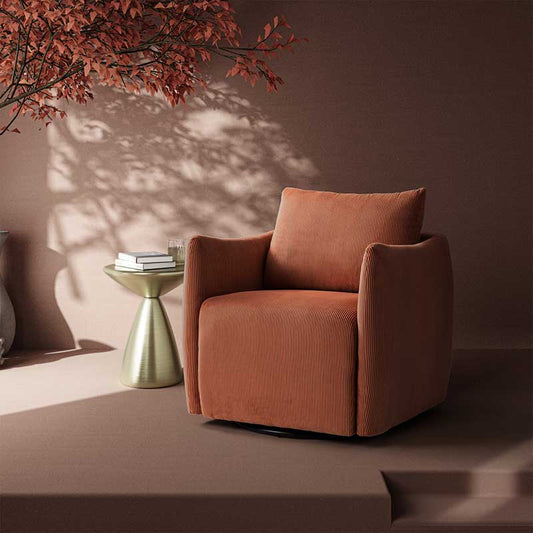 360-degree Swivel Barrel Modern Chair