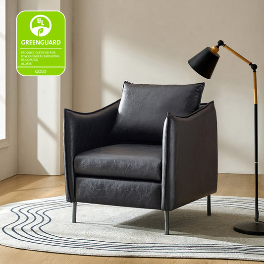 Felix Faux Leather Armchair