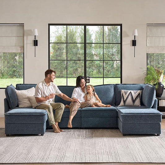 Modular Sectional Sofa with Storage