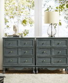 Galatea 3-Drawer Bedside Table with Charging Station