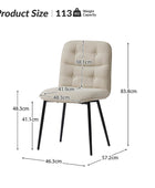 Annie Velvet Modern Dining Chair (Set of 2)