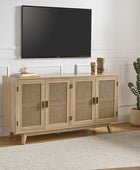 144 cm TV Stand Console Table with Storage