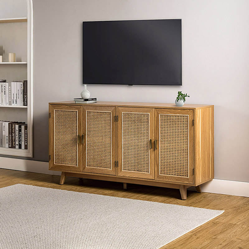 144 cm TV Stand Console Table with Storage