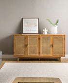 144 cm TV Stand Console Table with Storage