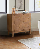 2-Door Sideboard Cabinet with Push Open & Adjustable Shelf