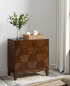 2-Door Sideboard Cabinet with Push Open & Adjustable Shelf