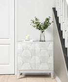 2-Door Sideboard Cabinet with Push Open & Adjustable Shelf