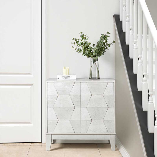 2-Door Sideboard Cabinet with Push Open & Adjustable Shelf