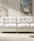 Loveseat with USB-C Ports, Storage & Tufted Design