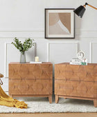 2 - Drawer Nightstand with Built-In Outlets
