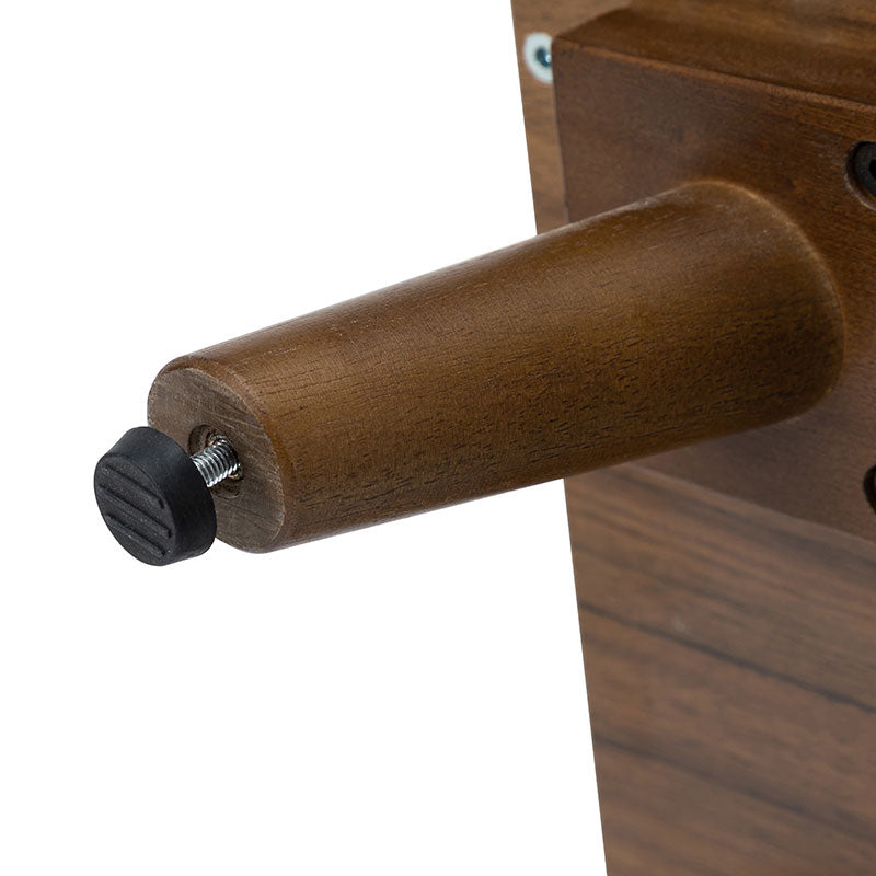 Dan 3 Door Beech Wood Accent Cabinet with Bronze Handle and Storage