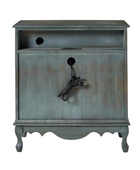 Galatea 3-Drawer Bedside Table with Charging Station