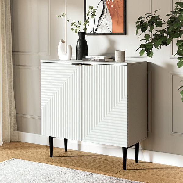 89 cm Tall 2-Door Accent Cabinet