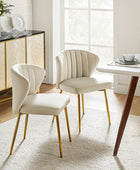 Aruna Modern Velvet Side Chair Set
