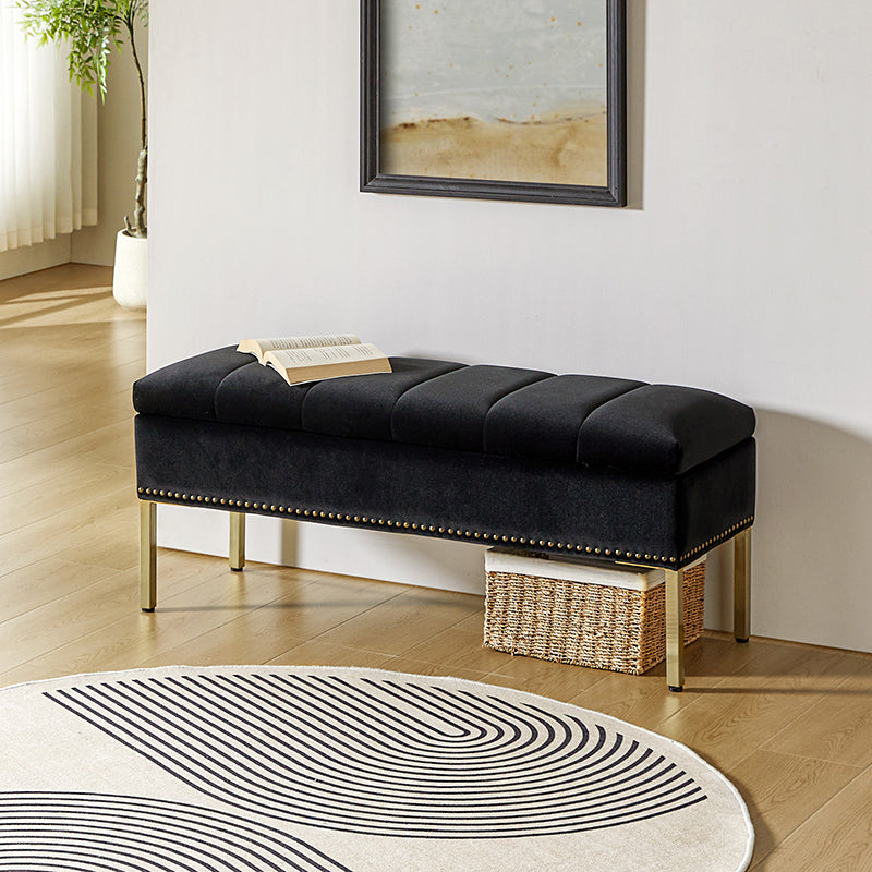 Egmund Upholstered Flip Top Storage Bench