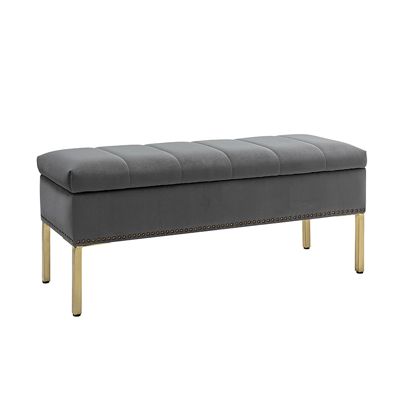 Egmund Upholstered Flip Top Storage Bench