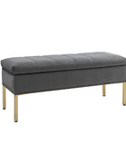 Egmund Upholstered Flip Top Storage Bench