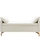 Angelo Upholstered Flip Top Storage Bench