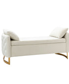 Angelo Upholstered Flip Top Storage Bench