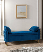 Angelo Upholstered Flip Top Storage Bench