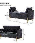 Arvid Flip Top Upholstered Storage Bench