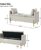 Arvid Flip Top Upholstered Storage Bench