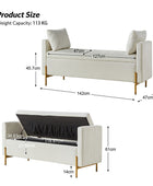 Arvid Flip Top Upholstered Storage Bench