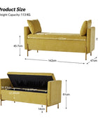 Arvid Flip Top Upholstered Storage Bench