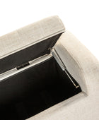 Clover Storage Bench – Tufted Seat with Hidden Organiser Space