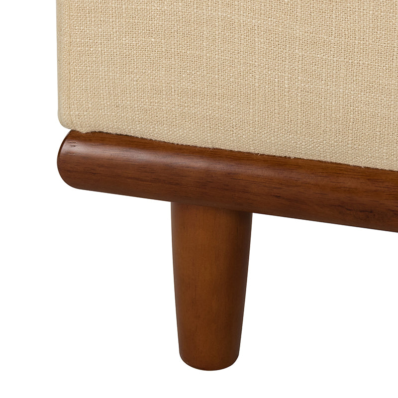 Clover Storage Bench – Tufted Seat with Hidden Organiser Space