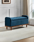 Clover Storage Bench – Tufted Seat with Hidden Organiser Space
