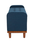 Clover Storage Bench – Tufted Seat with Hidden Organiser Space