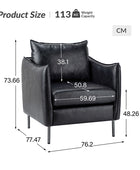 Felix Faux Leather Armchair