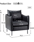 Felix Faux Leather Armchair