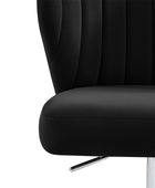 Troy Velvet Swivel Barstool – Adjustable Height & Modern Design