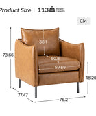 Felix Faux Leather Armchair