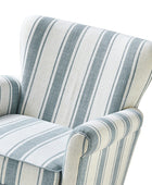Christoph Floral Swivel Chair with Removable Back and Roll Arms