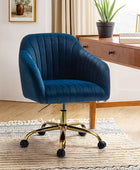 Bright Velvet Office Chair