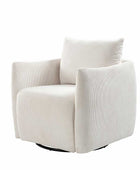 Angela 360-degree Swivel Barrel Modern Chair