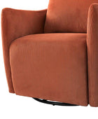 Angela 360-degree Swivel Barrel Modern Chair
