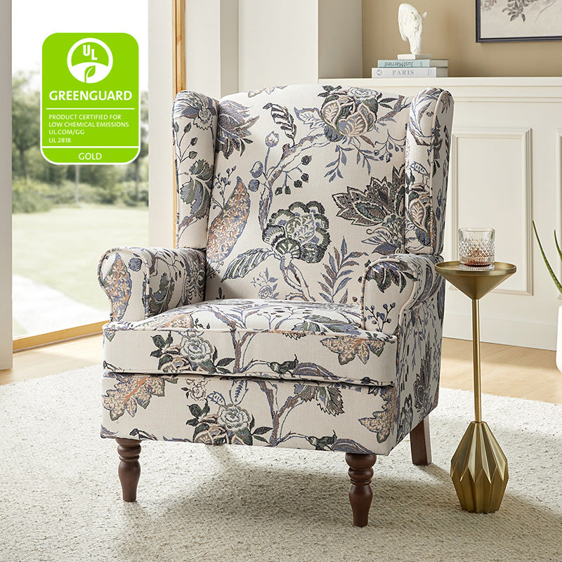 Centaurs Wingback Upholstered Armchair