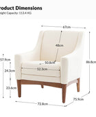 Dietmar Mid-Century Armchair – Vintage Style & Cozy Comfort