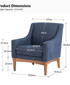 Dietmar Mid-Century Armchair – Vintage Style & Cozy Comfort