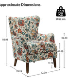 Johannes Classic Wingback Elegant Timeless Design Armchair