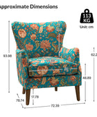 Johannes Classic Wingback Elegant Timeless Design Armchair