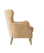 Dorothy Upholstered Armchair with Rubber Wood & Durable Legs