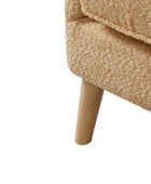 Dorothy Upholstered Armchair with Rubber Wood & Durable Legs